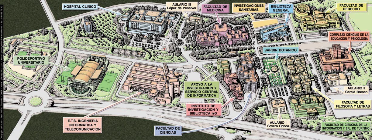 Mapa-campus-UMA-Sede