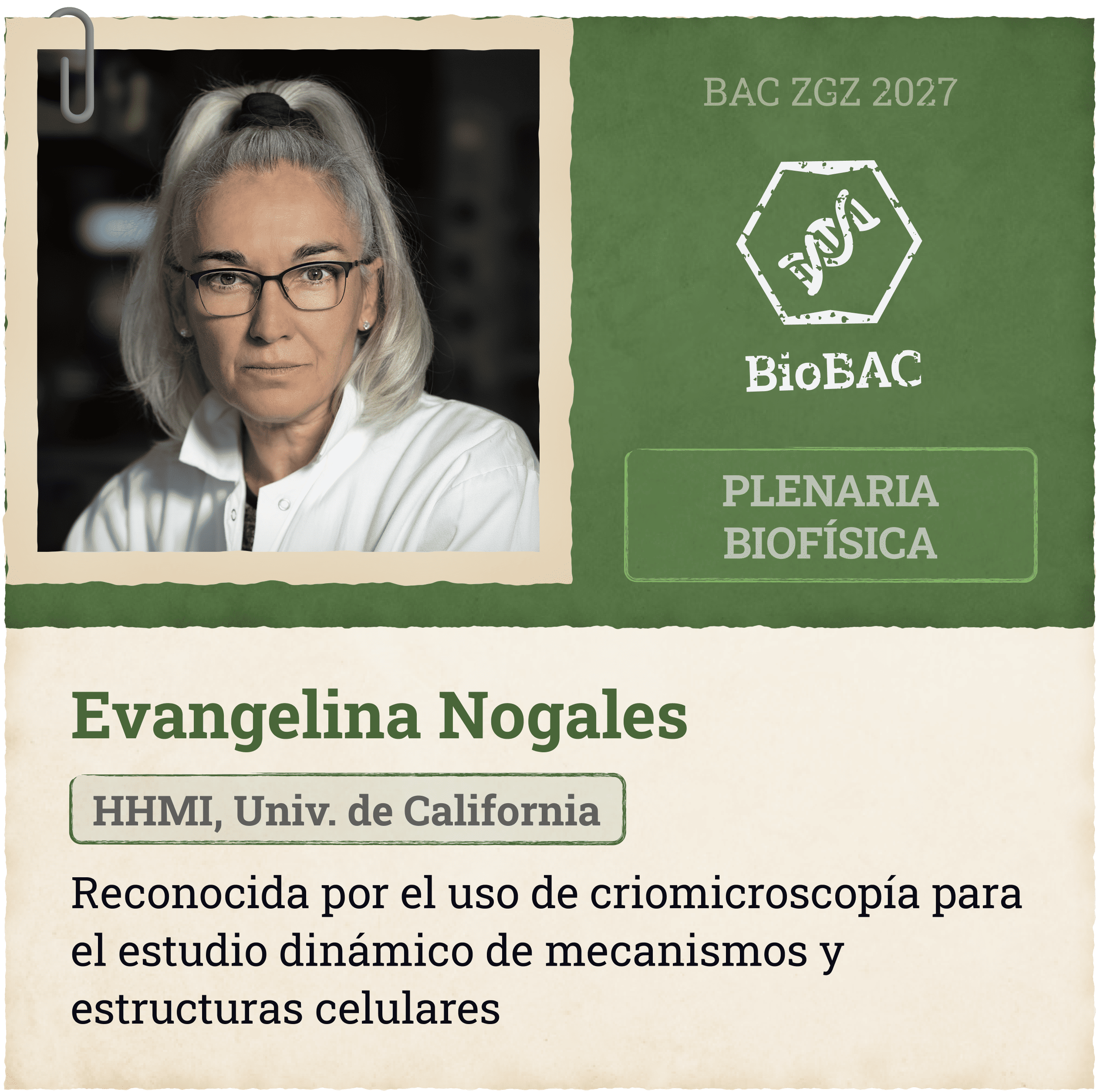 Plenaria Biofísica Evangelina Nogales HHMI, Univ. de California